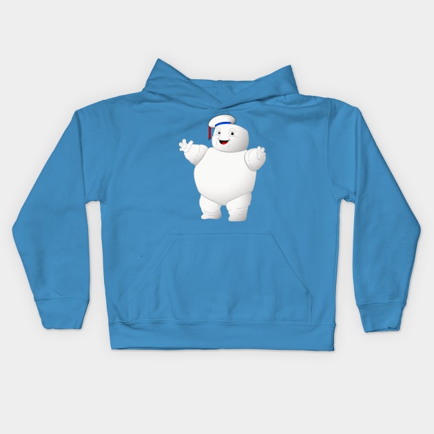 Ghostbusters Mini-Puft Kids Hoodie by deancoledesign